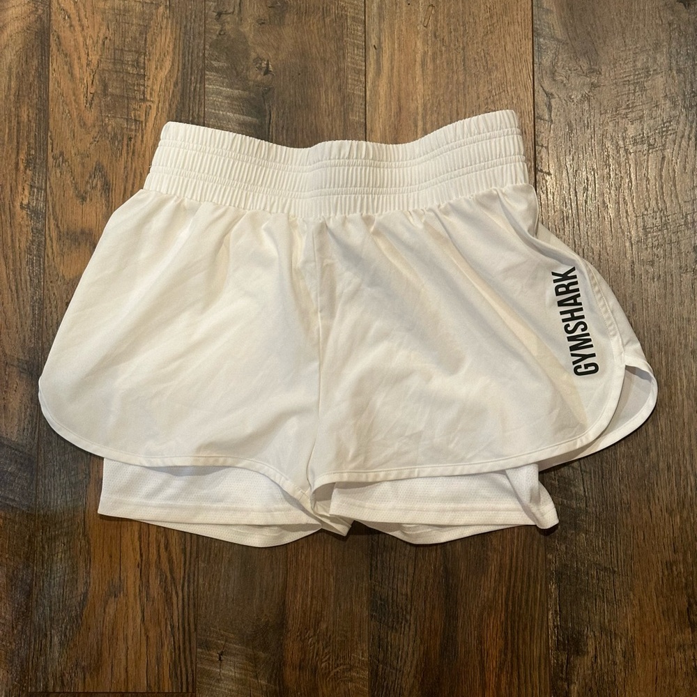 Gymshark White Pulse Shorts